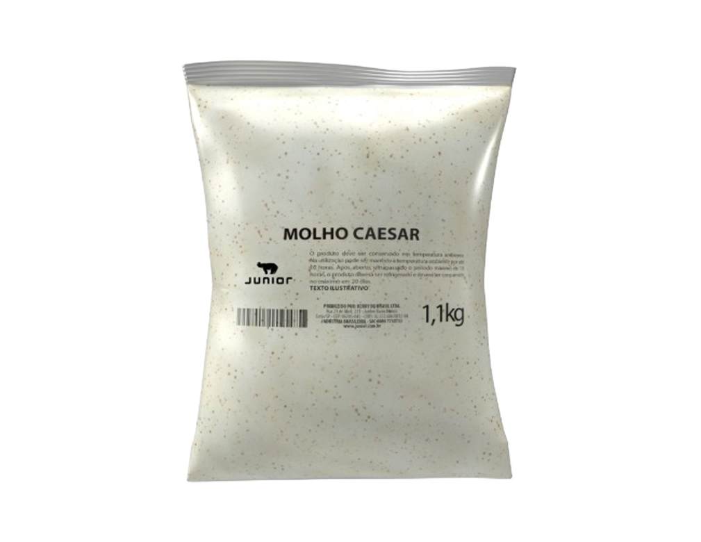MOLHO SALADA CAESAR JUNIOR 1,1 (CX 5 BAG)